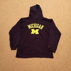 VINTAGE MICHIGAN WOLVERINE FLEECE HOODIE